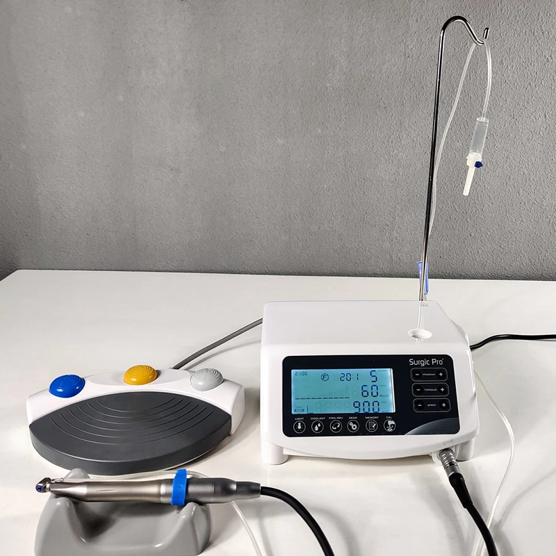 
High quality safety accuracy dental implant surgery motor with 20:1 led handpiece 