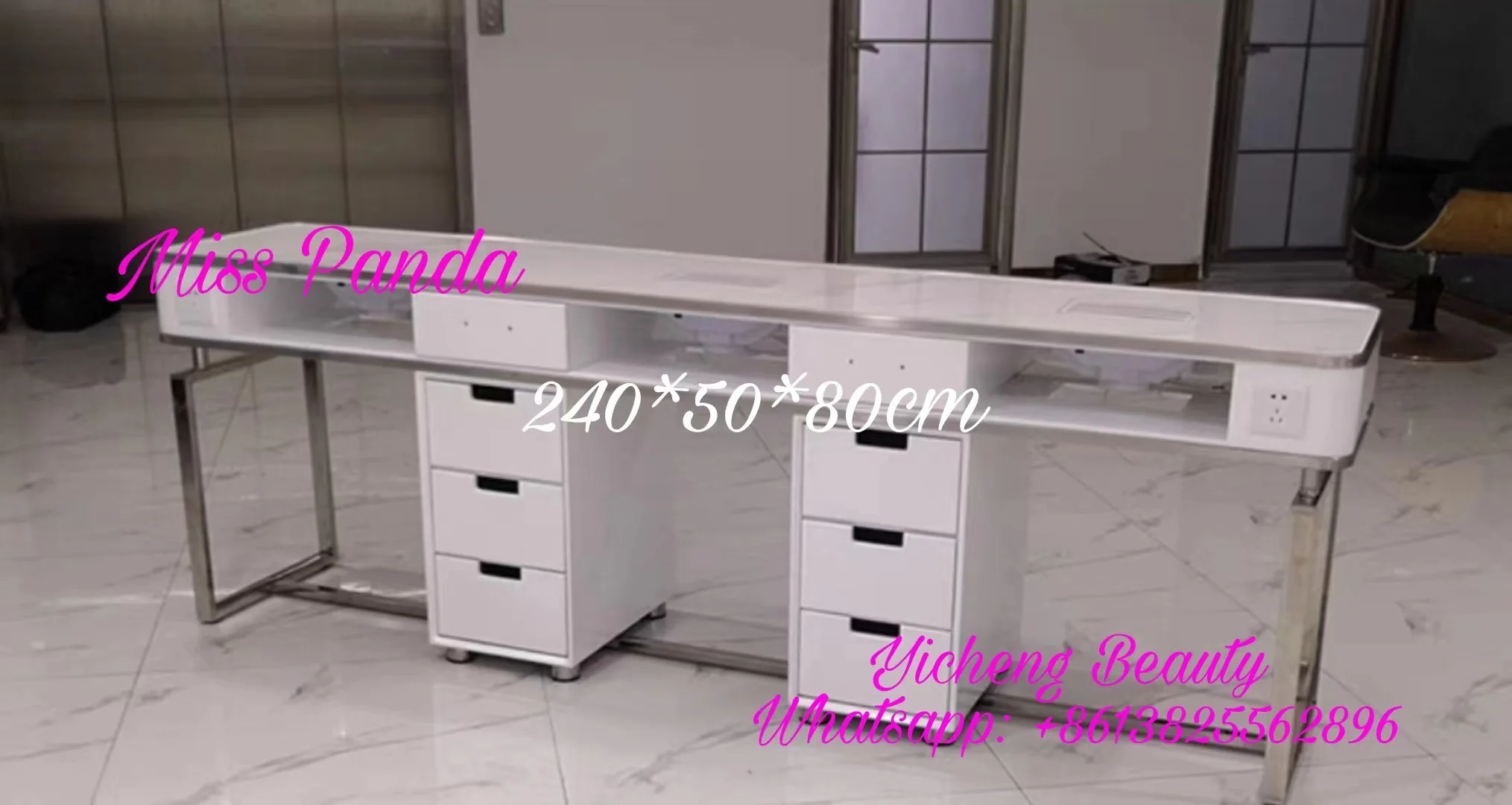 Одиночный Маникюрный Стол Из Нержавеющей