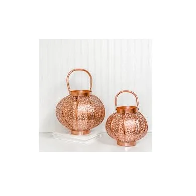 Antique  Customized Handmade Creative vintage small candle lantern Hanging Metal Candle Holder Lantern Indian Manufacturer