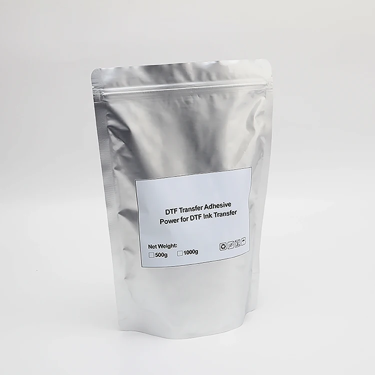Premium 0-80 Microns Breathable Heating Transfer 500G Adhesive Hot Melt Hotmelt White TPU DTF Powder For DTF Printer Printing