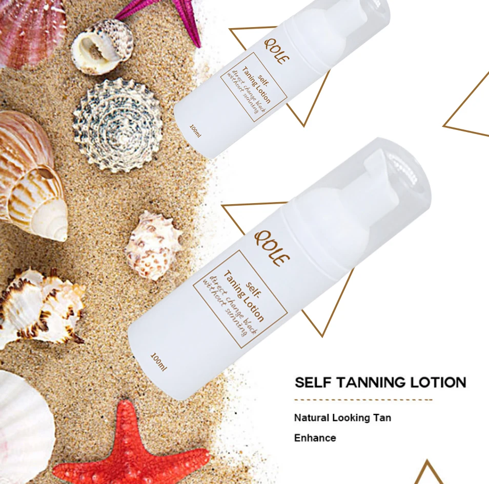 direct change black brown color skin tanning body lotion spray tan system for beauty