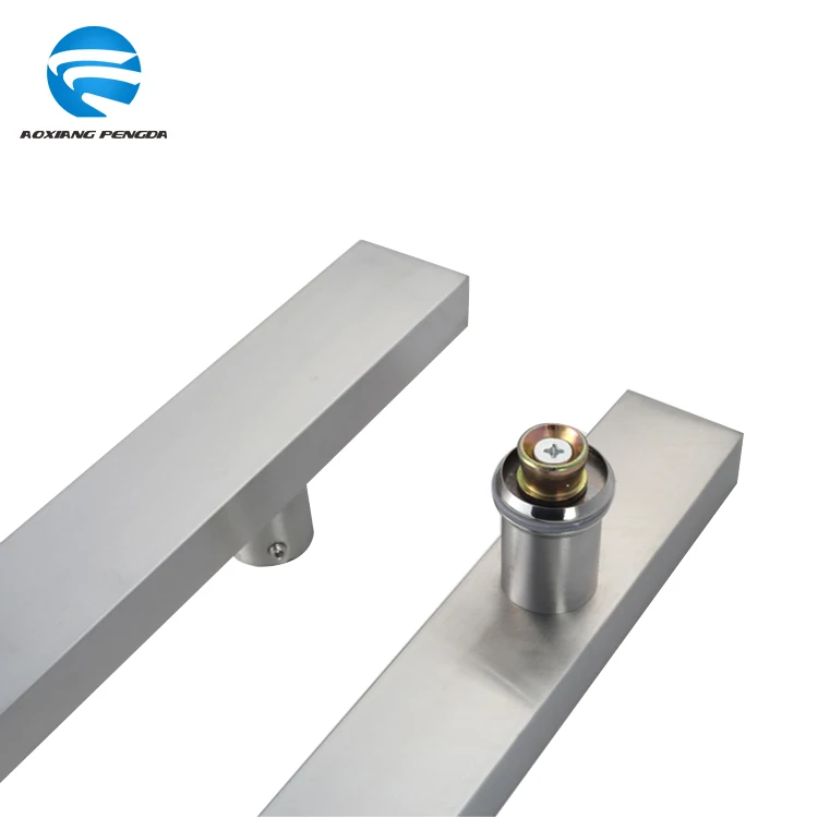 
Simple door handle stainless steel shopping mall office business sliding door handle frosted tempered glass door American handle 