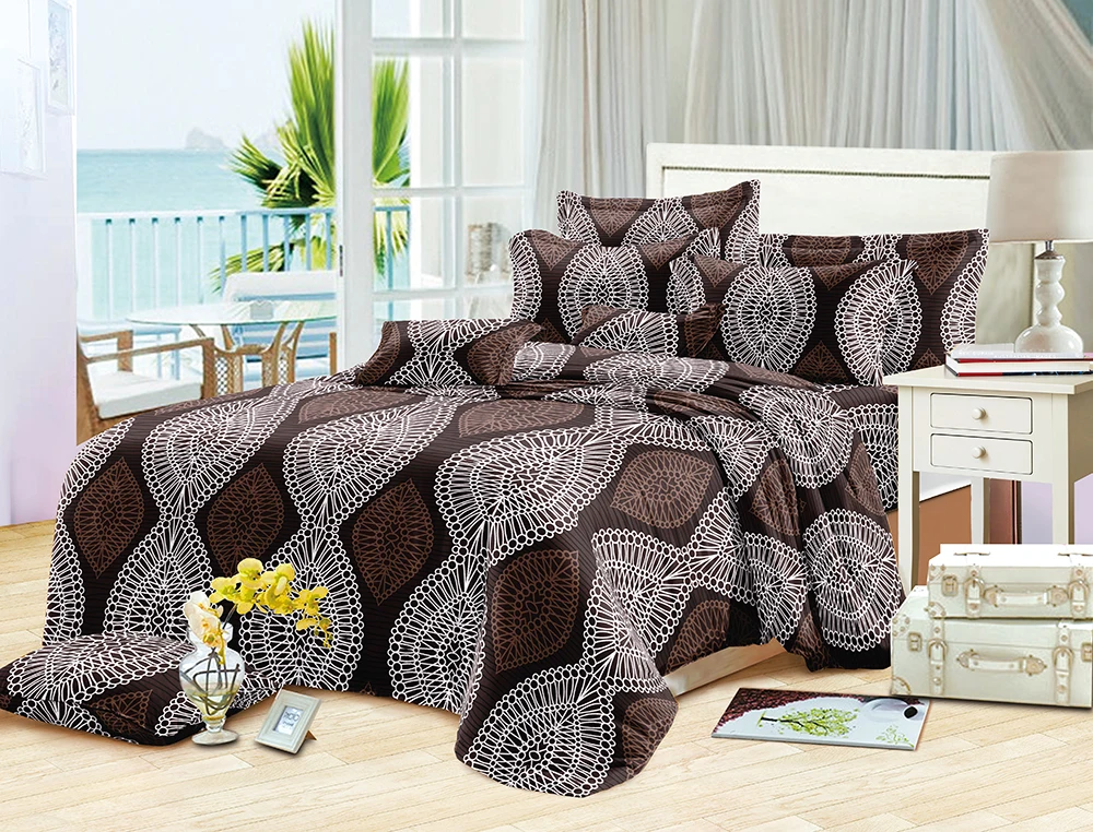 Factory delivery HIGH QUALITY 100% polyester print fabric for home textile wholesale with more than 300 weaving machines