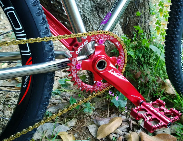 Deckas 104bcd Round oval bicycle Chainwheel 32/34/36/38T Crown plate for Mountain bicycle chainrng crankset