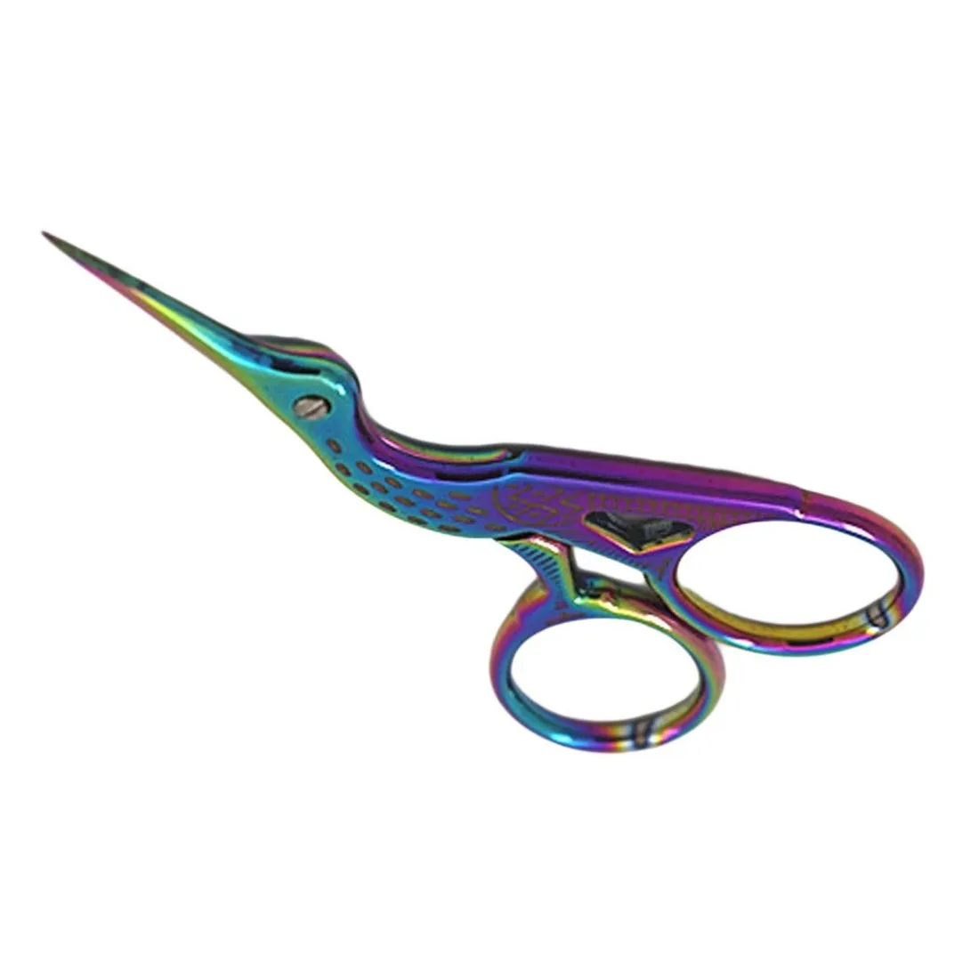 Premium quality stainless steel embossed embroidery scissors craft vintage beauty scissors