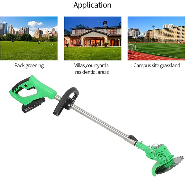 Rechargeable Lithium Battery Cordless Lawn Mower Electric Grass Trimmer