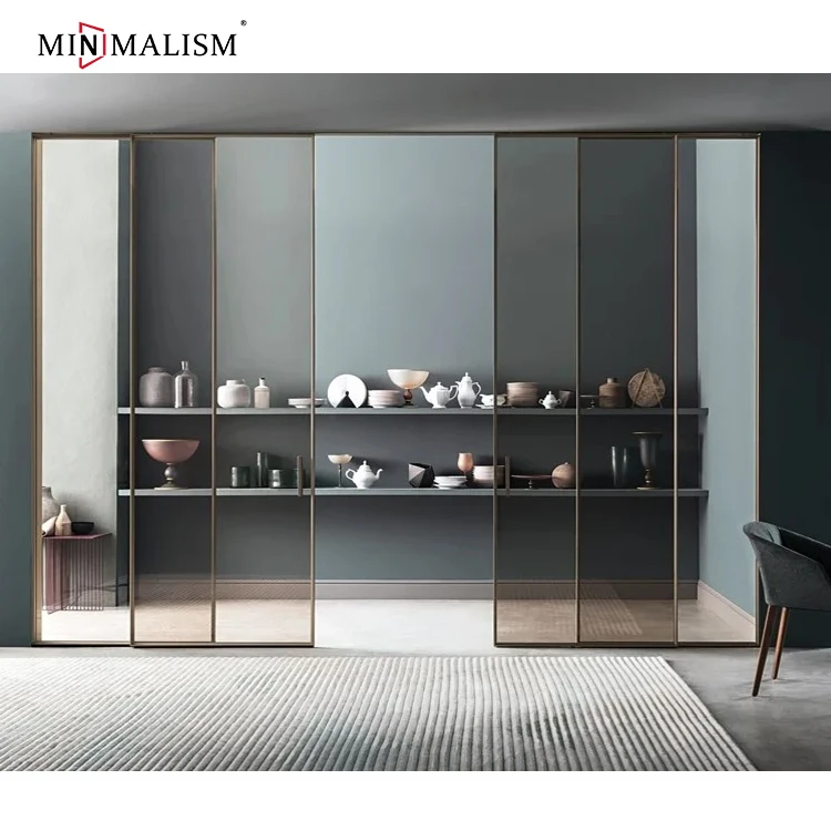 Aluminium Double Tempered Glass Sliding Doors High Quality Energy Efficient Sliding Door