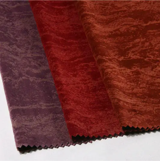 100% polyester holland fabric knitted fancy upholstery velvet fabric for sofa couch furniture