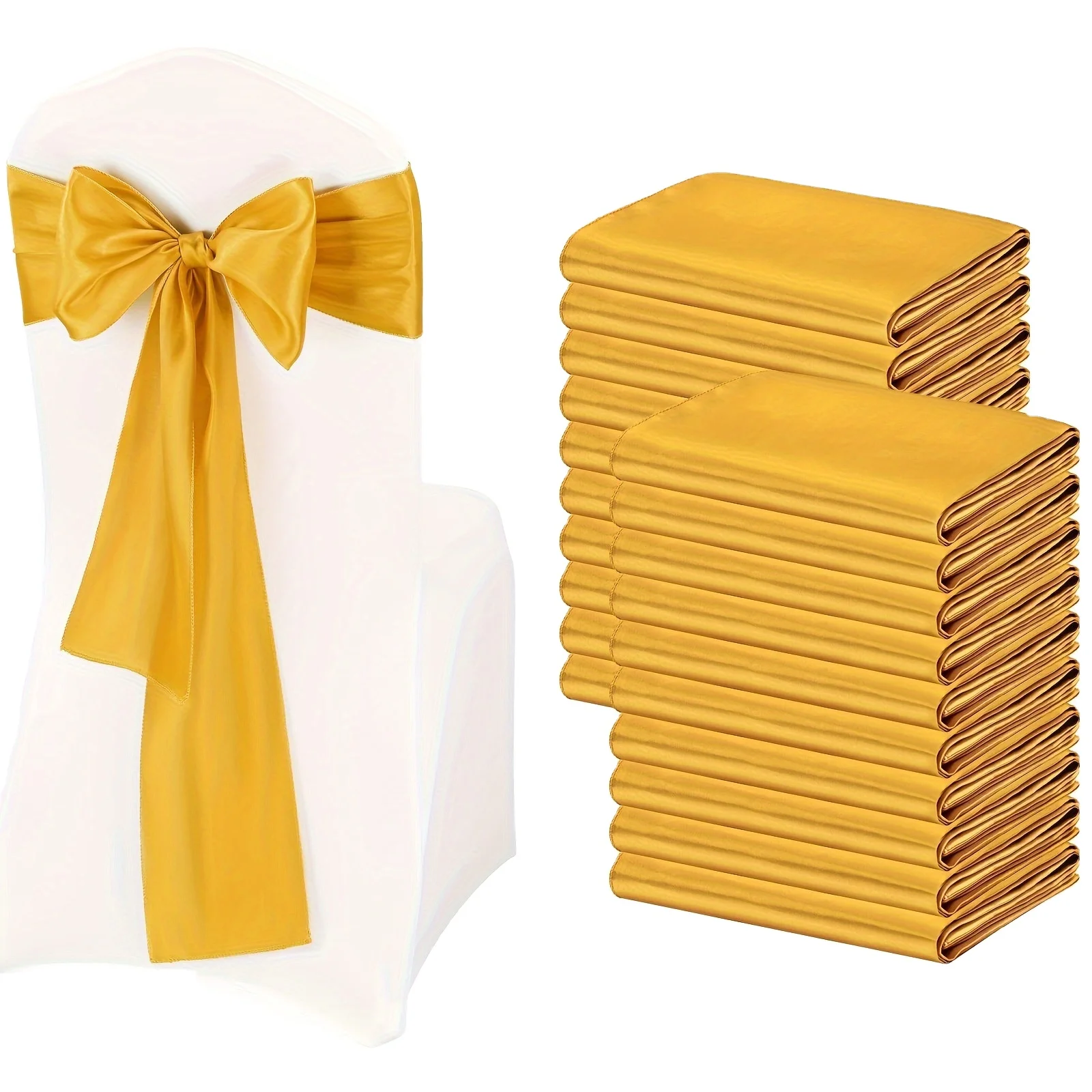 Gold Table Runner 17.5cm*274cm Long Satin Silk luxury Table Runner for Wedding Banquet Graduations Birthday Party Decoration