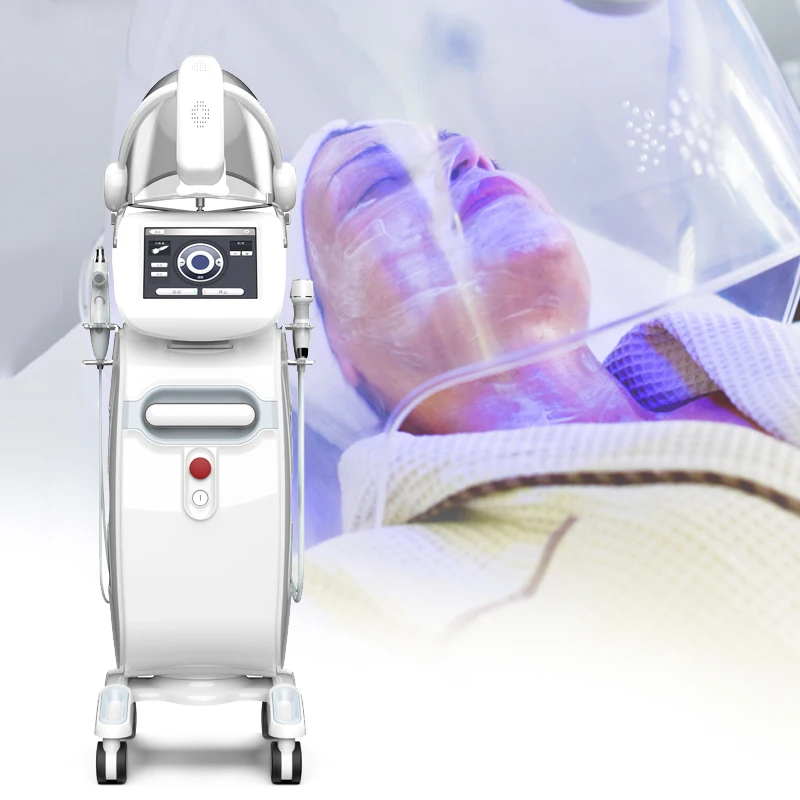 2024 5 In 1 Professional Spray Skincare Spa Facial Tighten Rejuvenation Hyperbaric Jet Steam Therapy Led Oxygen Dome Machine