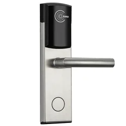 Euro Mortise Stainless Steel Electronic Intelligent RFID Hotel Door Lock System