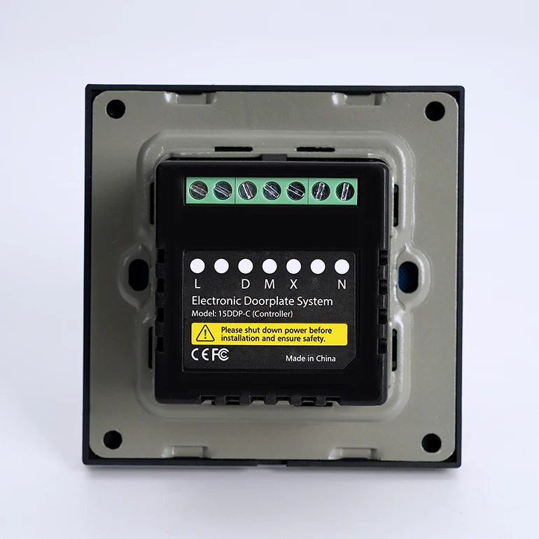 Newest Design 140*225MM Small Doorplate Smart Hotel LED Room number Displays Electronic Doorplate