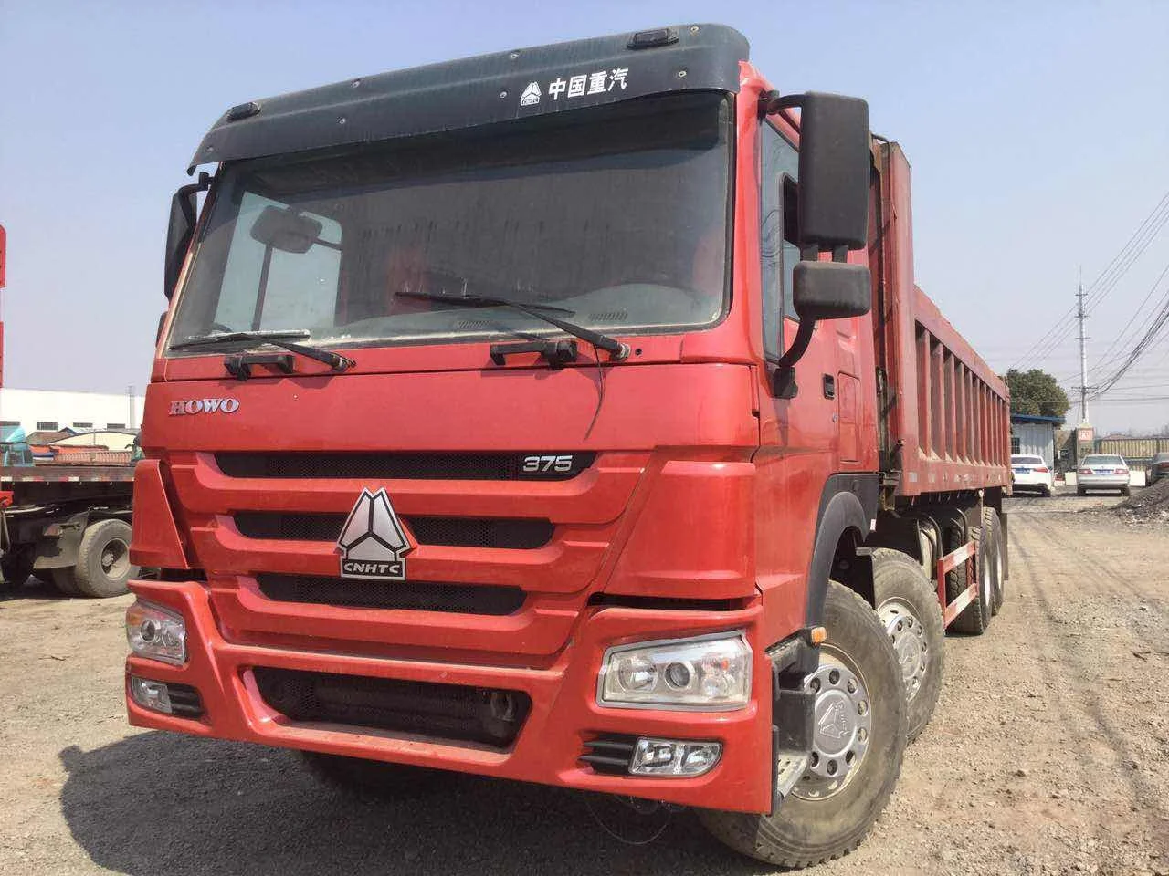 Sinotruck Howo Dump Truck Heavy Weight Sand Tipper Used