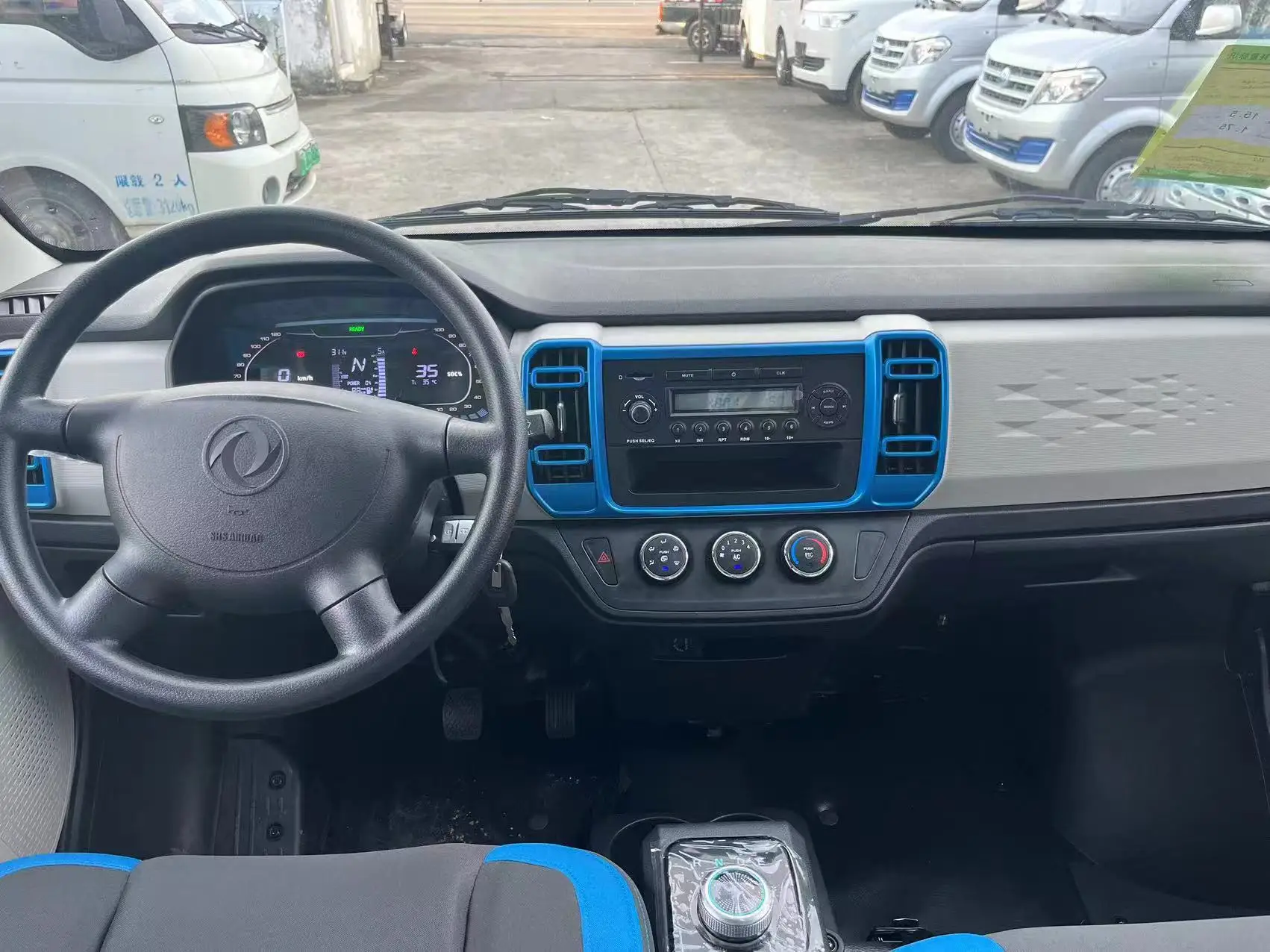 Ruichi ES50 new energy full electric passenger minibus van 7 seater cheapest price made by DFSK manufacturer