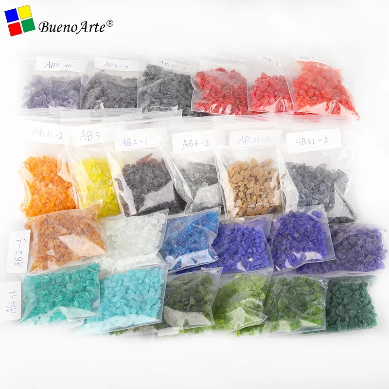  COE 90 Big size fusing glass frit lampwork DIY craft Creative hot melt series handmade Melting