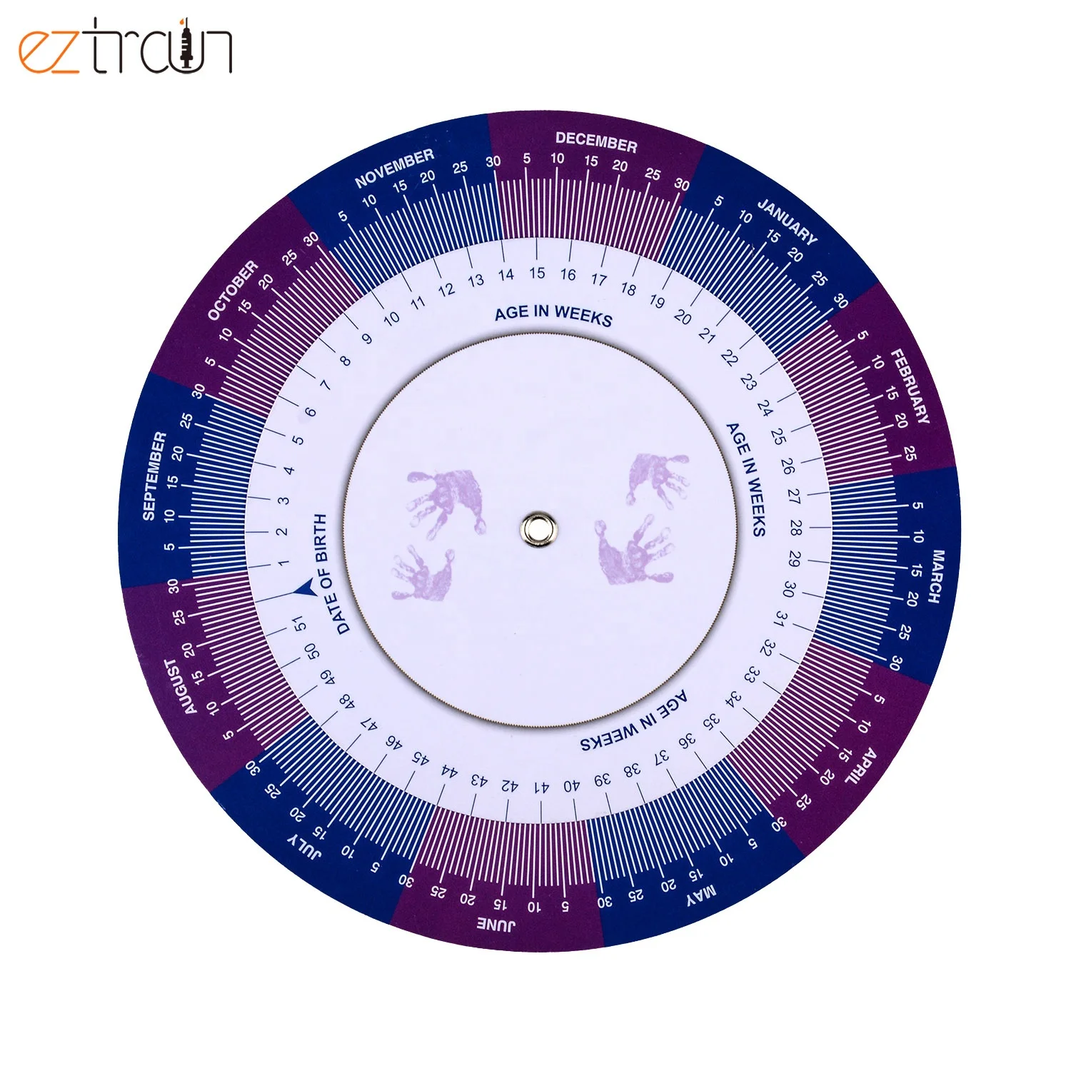 PVC BMI Wheel Pregnancy Due Date Calculator Wheel Ruler