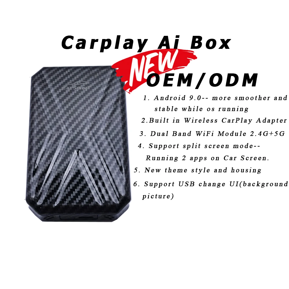 Car multimedia box CP600P 4+32G  support wireless carplay google play store google map youtube push ODM/OEM