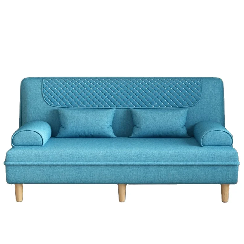 Компактный диван-кровать с 2 поясничными подушками, для гостиной, квартиры