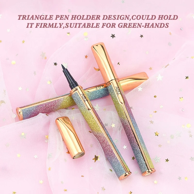 Liquid Tube Gel Waterproof Pencil Black Lashglue Pen Glitter White Eyeliner Private Label