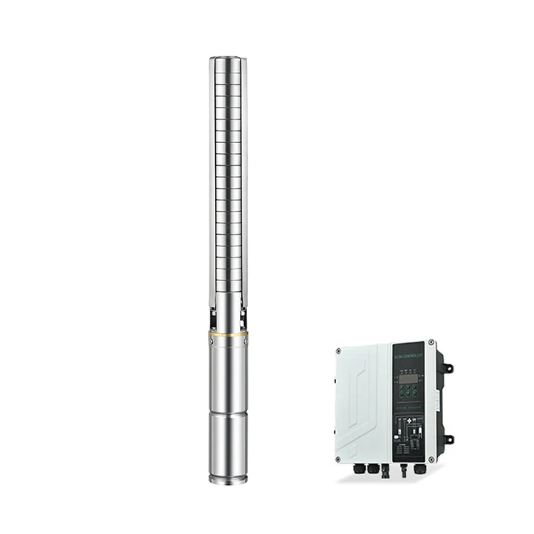 Bomba De Agua Solar Para  750W 1 Hp Ac Dc 96V Solar Borehole Water Pump System For 90M Depth