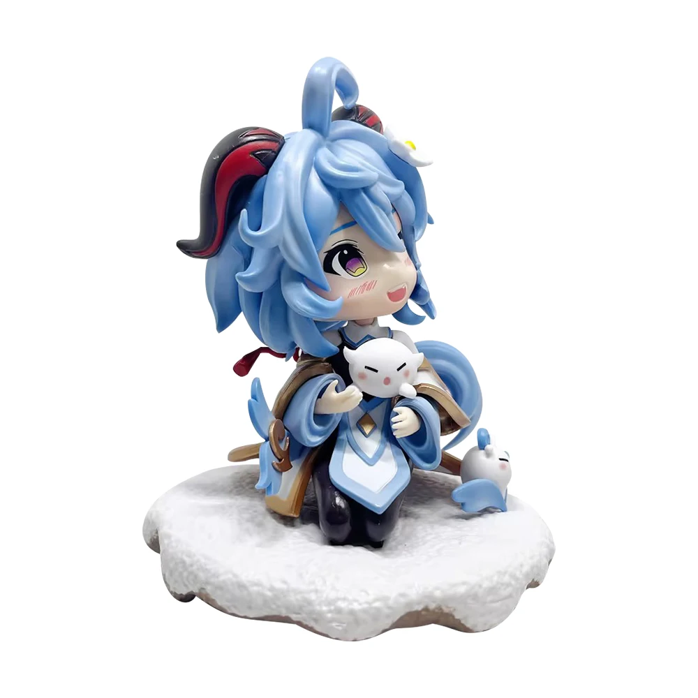 New Arrivals Hot sale genshis anime figure beautiful girls in Swordplay girl Transparent Plating Chiaki DIY  Resin Toy Figures
