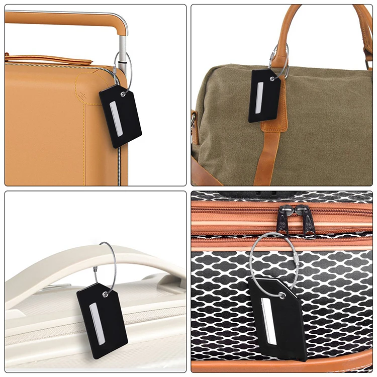 Low price portable personalized luggage tag bag for travel accessories