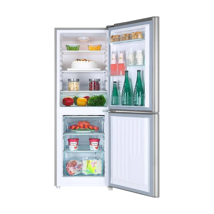 hot selling double door smart fridges upright refrigerator 140 litre home refrigerator american fridge
