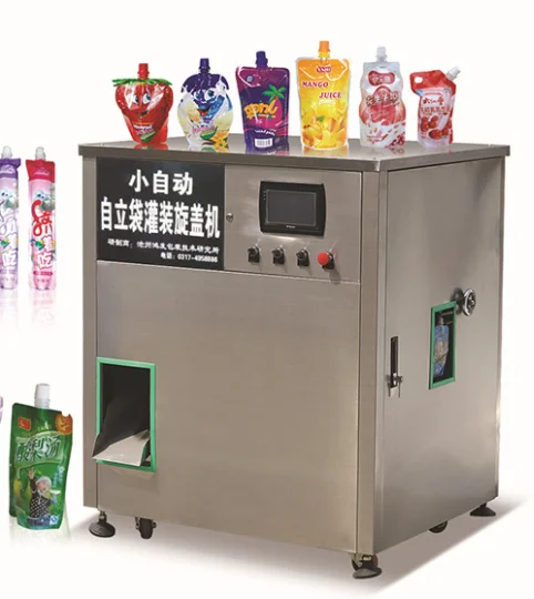 coconut milk spout pouch filling packing machine coconut water standing up pouch filling capping equipment