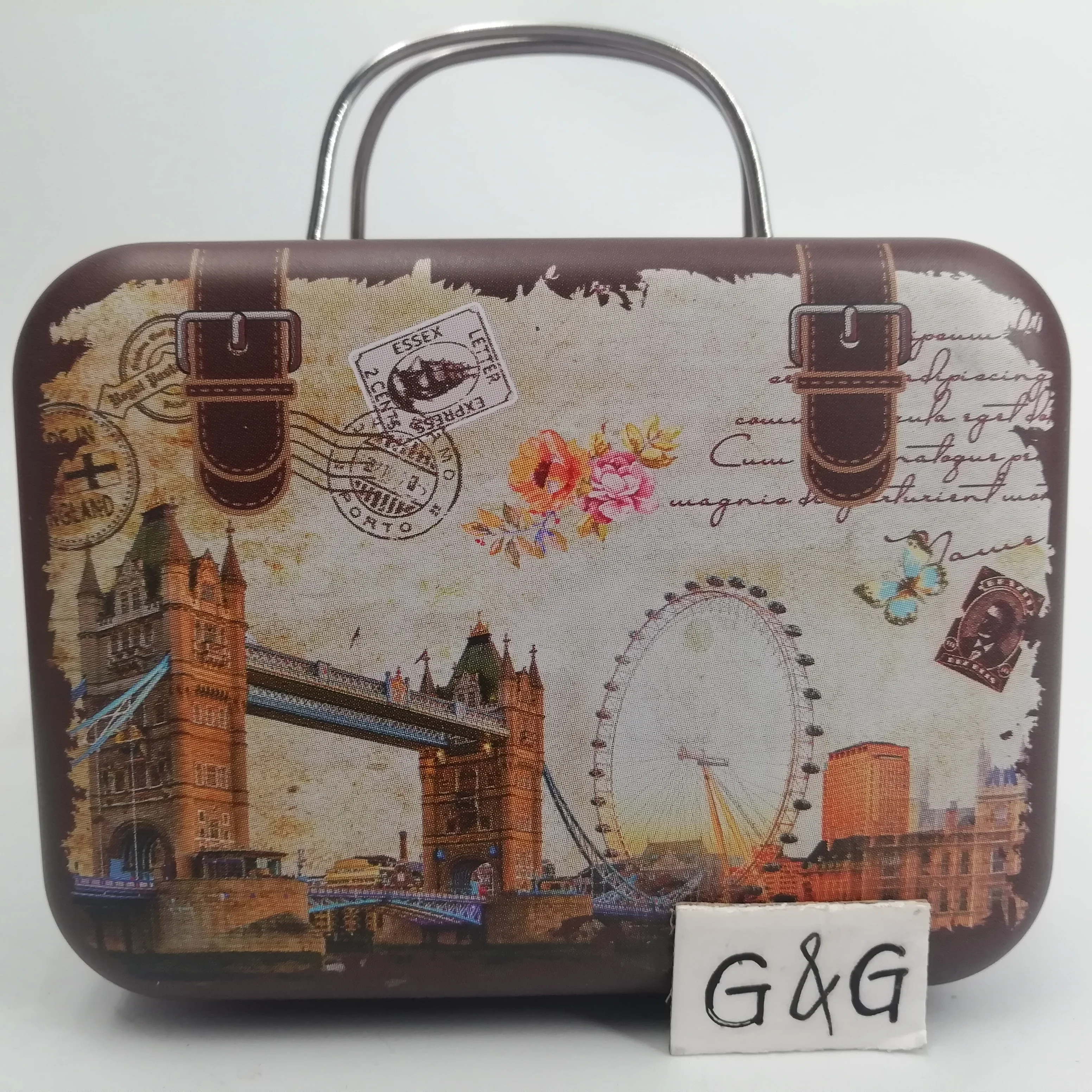 Wholesale Fashion Portable Accessories Bag Rectangular Handbag Music Box