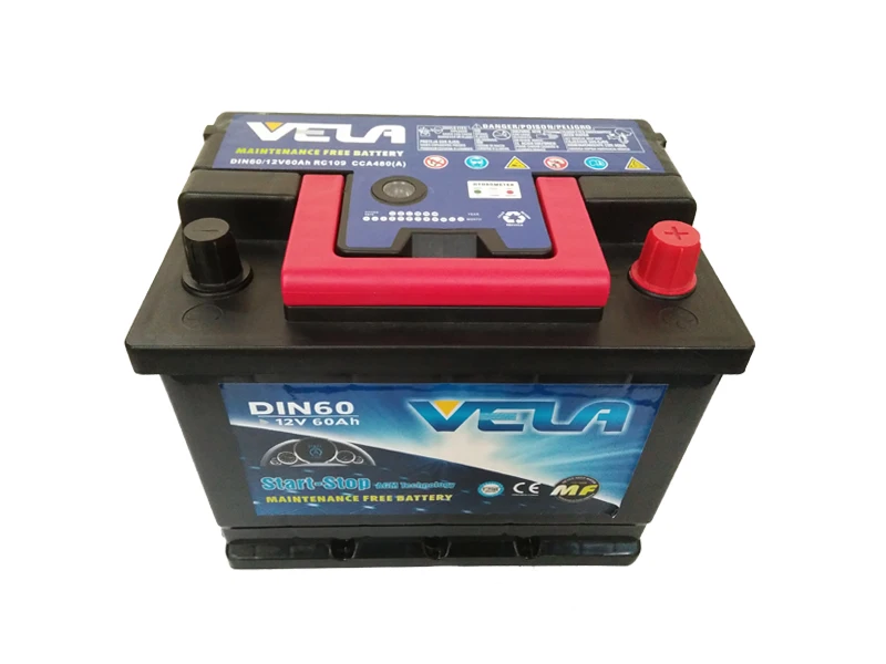 DIN60 12V 60Ah Sealed Maintenance Free Car Battery