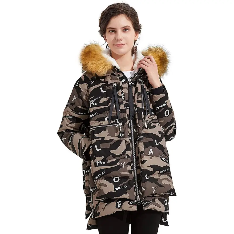 2021 Amazon top seller New Design Long Winter Coat Thickened Warm  Down Jacket for women