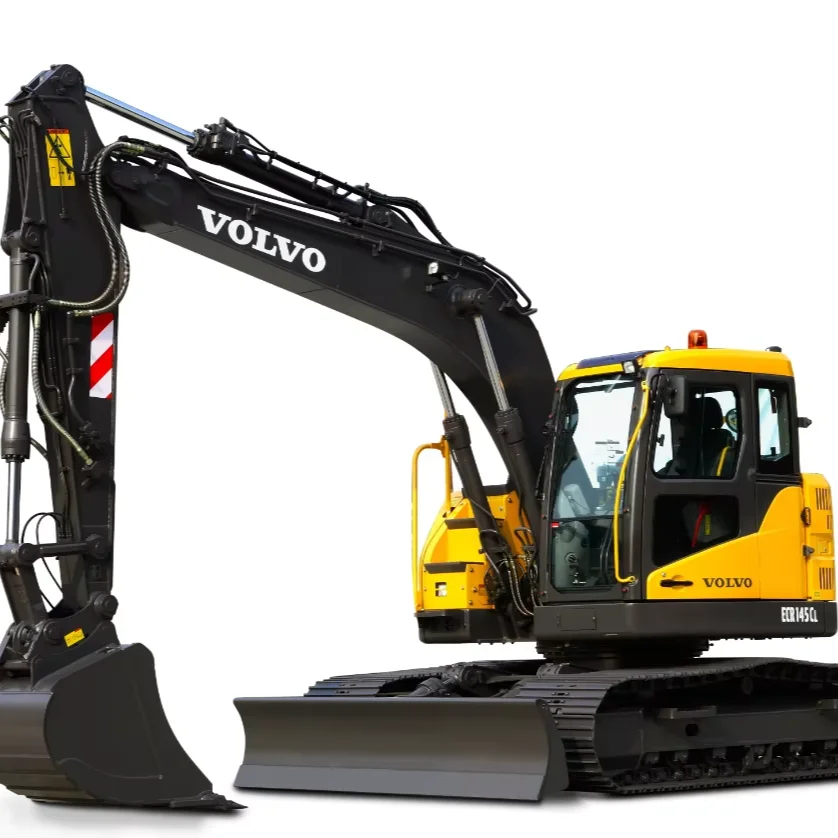 Used Excavator Volvo ECR145 Used Hydraulic Crawler Excavator 15 Tons ECR145 Construction Machinery For Sale