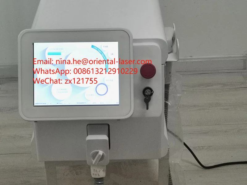Непрерывная работа 12h диод лазерная эпиляция машина 755 808 1064 диодный лазер для удаления