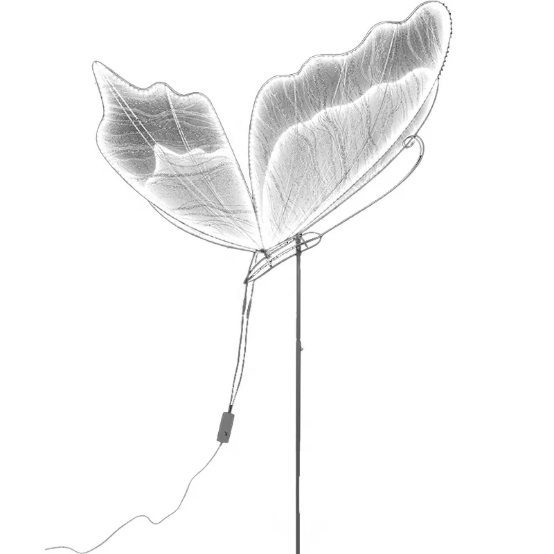 wedding led lights butterfly decoration backdrop lighted butterfly wings in led lights for event