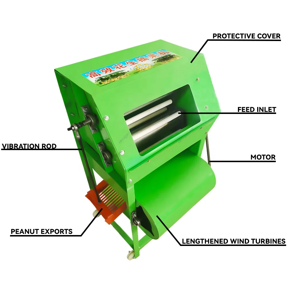 Stainless Steel Small Crop Thresher Machine/New Shelling Peanut Harvester Picker/High Productivity Peanut Picking Machine