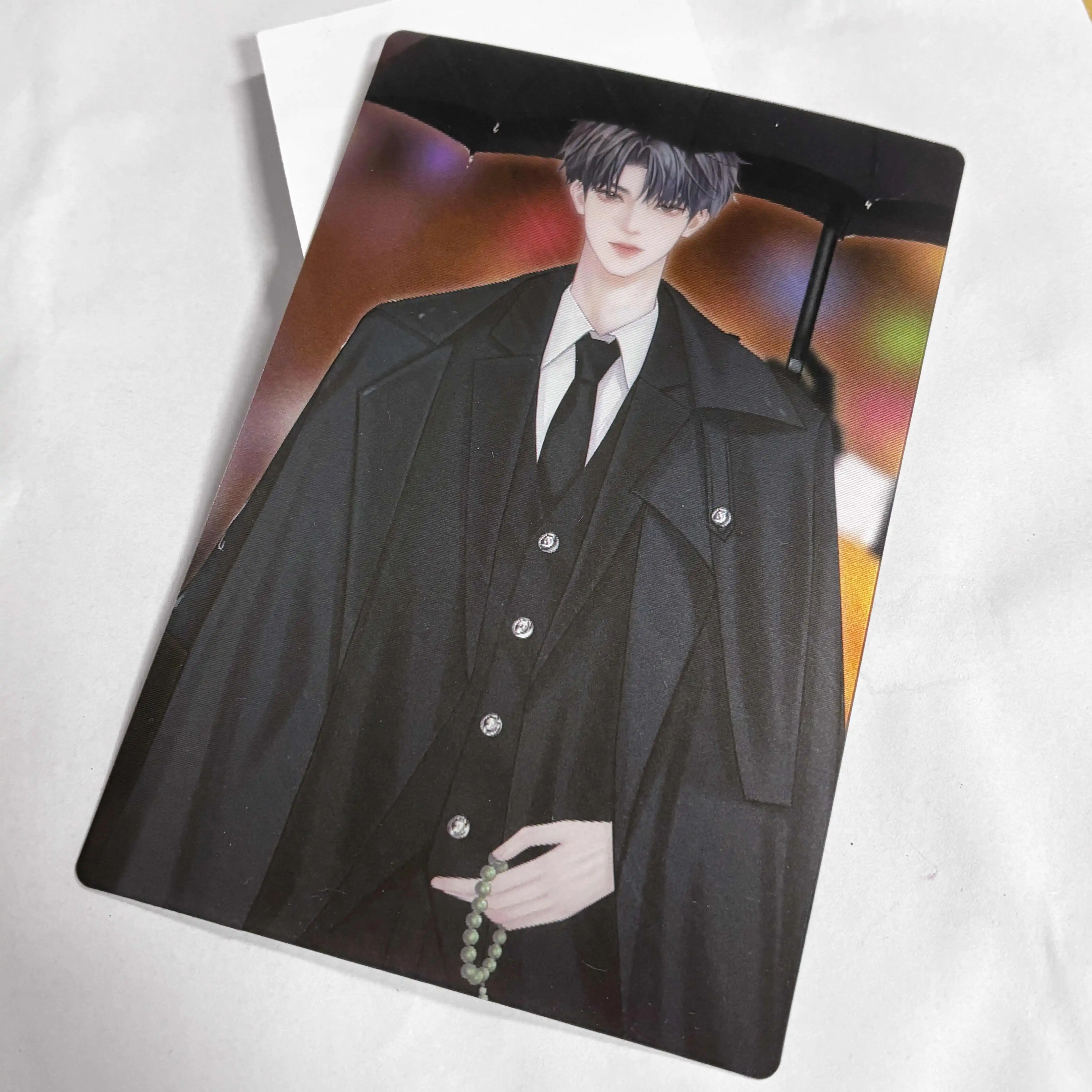 3D Lenticular Card Custom Size PET PP PVC Plastic Card with Different Materials And Changing Ways Accept 2 Change Or more