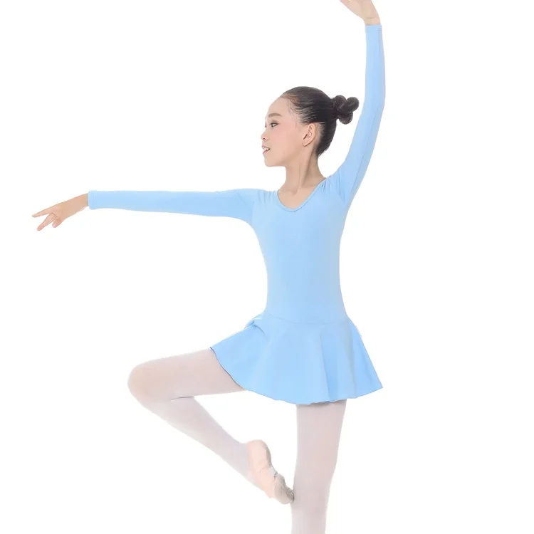 hw8140 Customized Children Ballet School leotards Girls Dance tutu dress Short Sleeved Mesh dancewear tutu