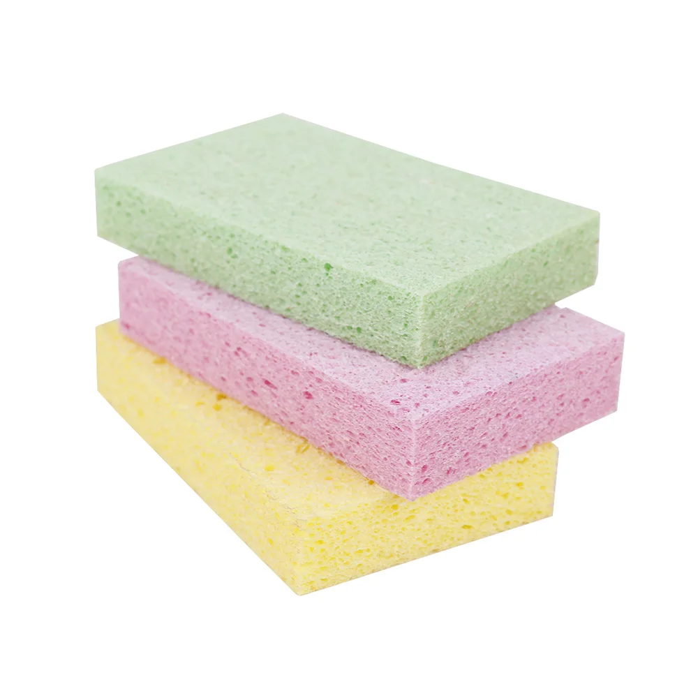 
3Pk Heavy Duty Color Cellulose Kapok Cotton Sponge 