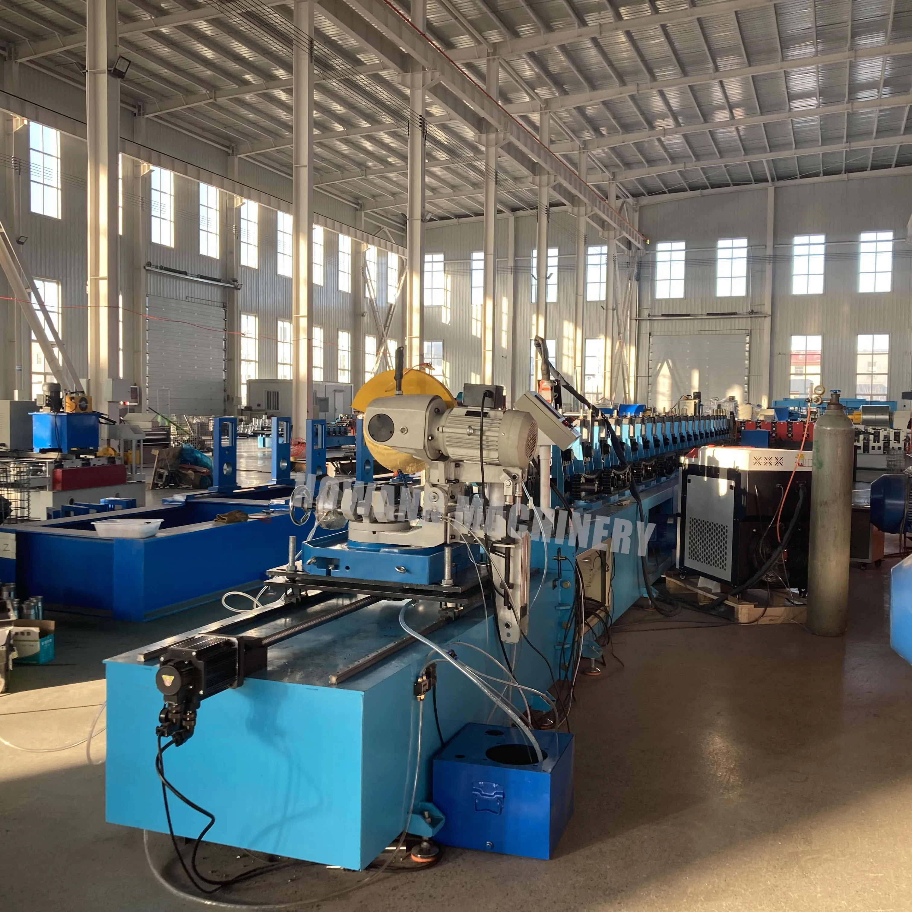 Fully Automatic Steel Square Pipe Roll Forming Machine High Speed Metal Square Tube Cold Making Machine