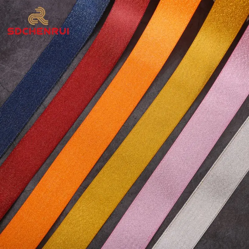Factory Wholesale 3mm 6mm 9mm 25mm Satin Ribbon High Quality 100%  Polyester Gift Packing Satin Ribbon