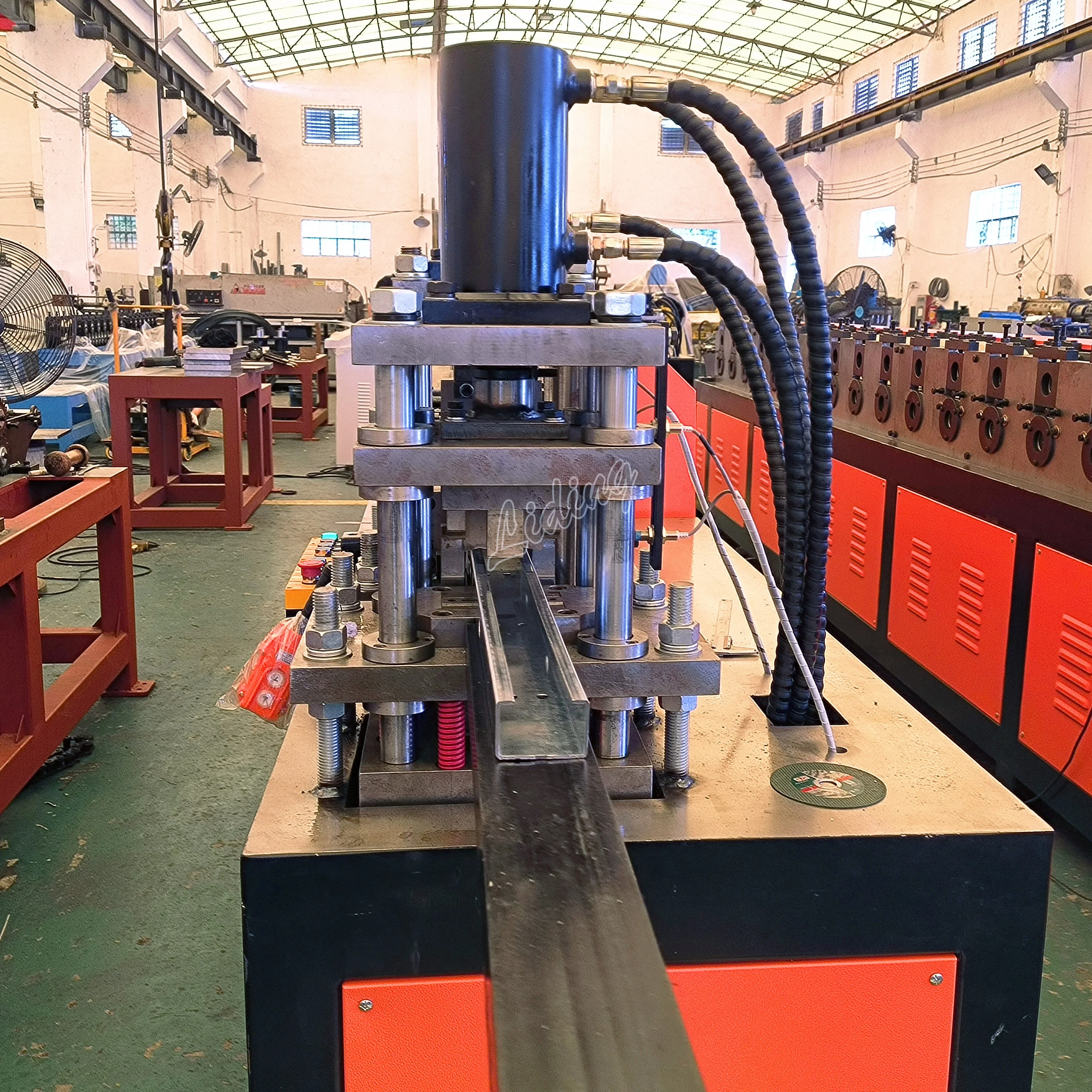 air blower base roll forming machine Metal Steel C Z U Profile Interchangeable Purlin Cold Roll Forming Making Machine