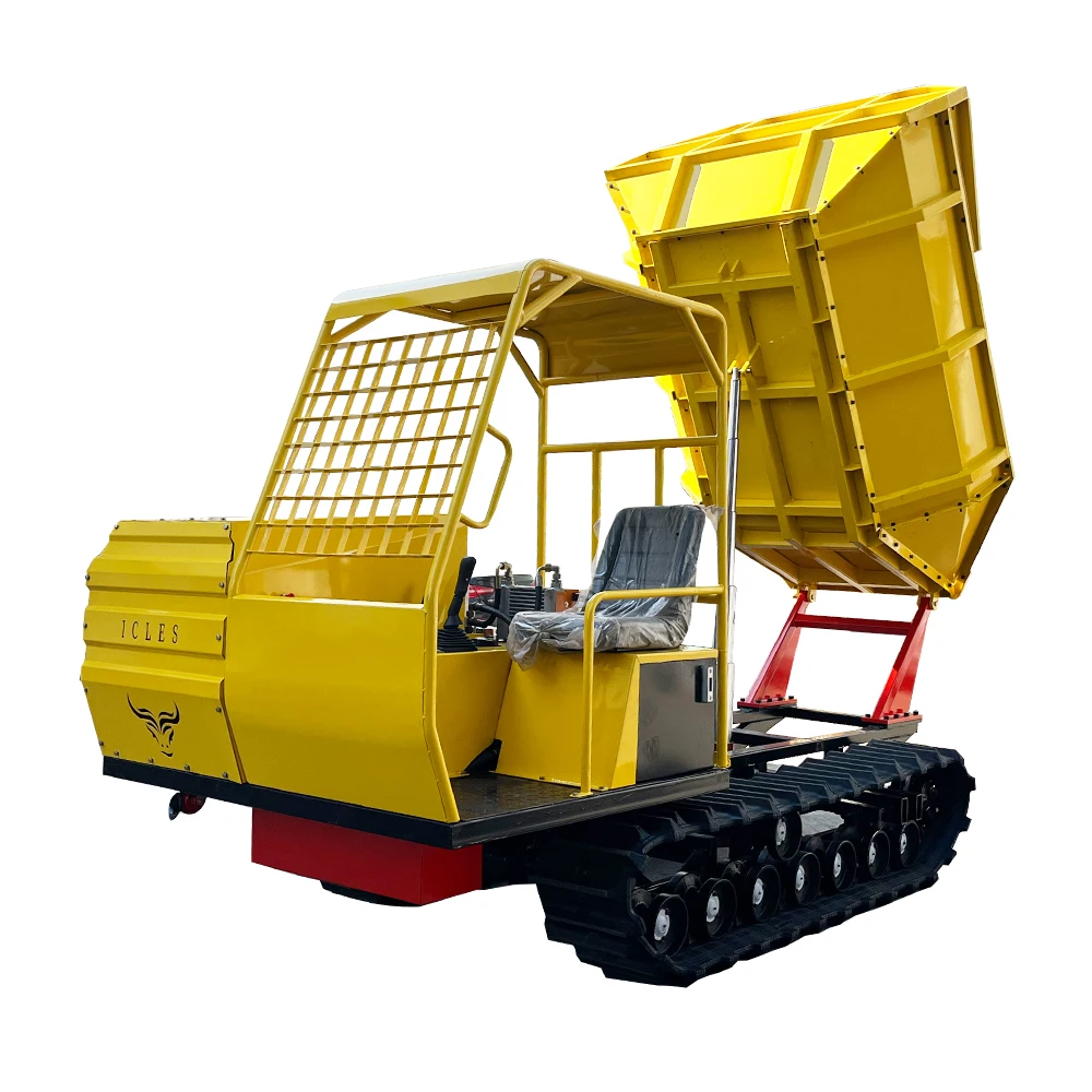 3T Agricultural Tractor Crawler Crane Use Self-loading Mini Dumper