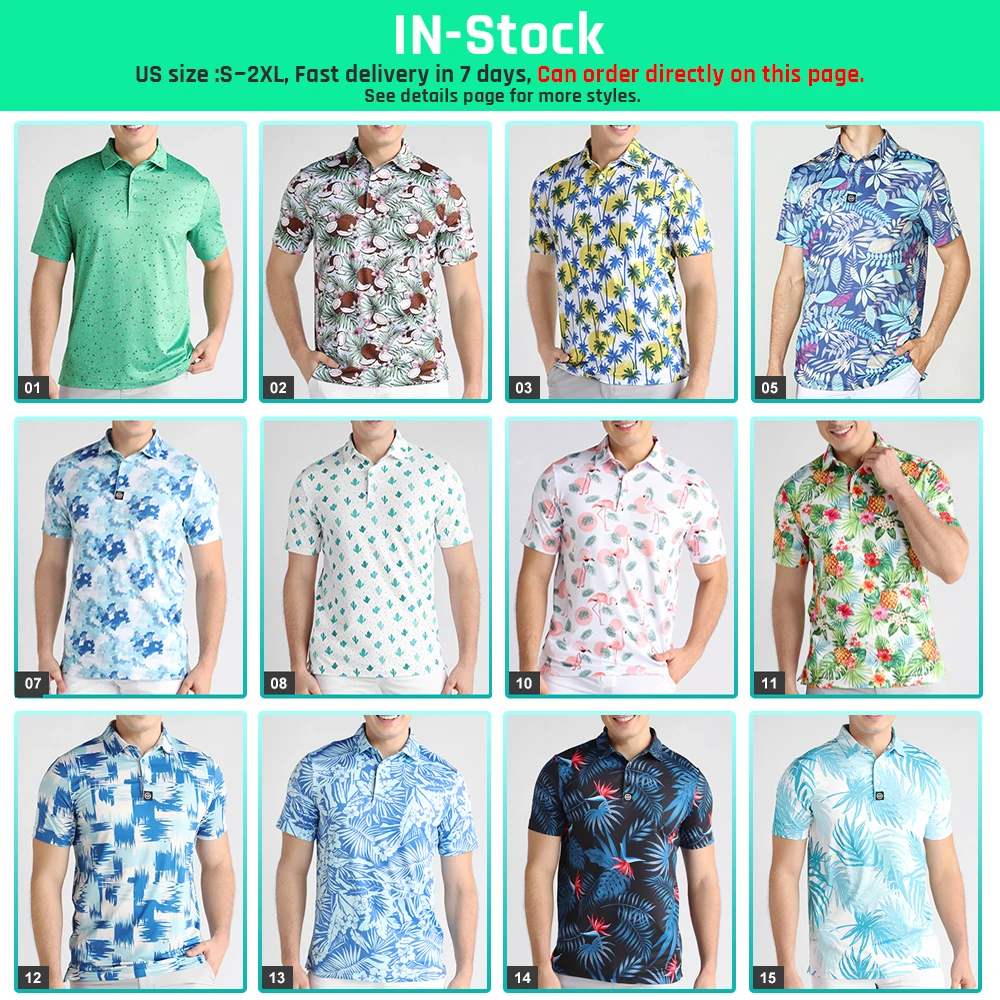 Custom logo men golf polos shirt collar design dry fit sublimation playeras polo golf t-shirt