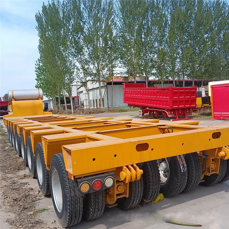 Low Price and High Quantity 8 Axle Low Bed Semi Trailer Price/ Gooseneck Low Loader Trailer /Lowbed Trailer for Sale