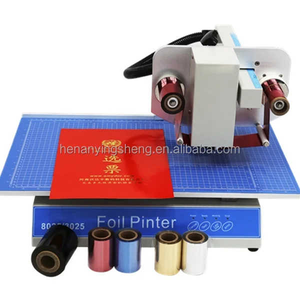 AMD8025 PVC Leather Paper Digital Foil Printer Gold Foil Printing Machine