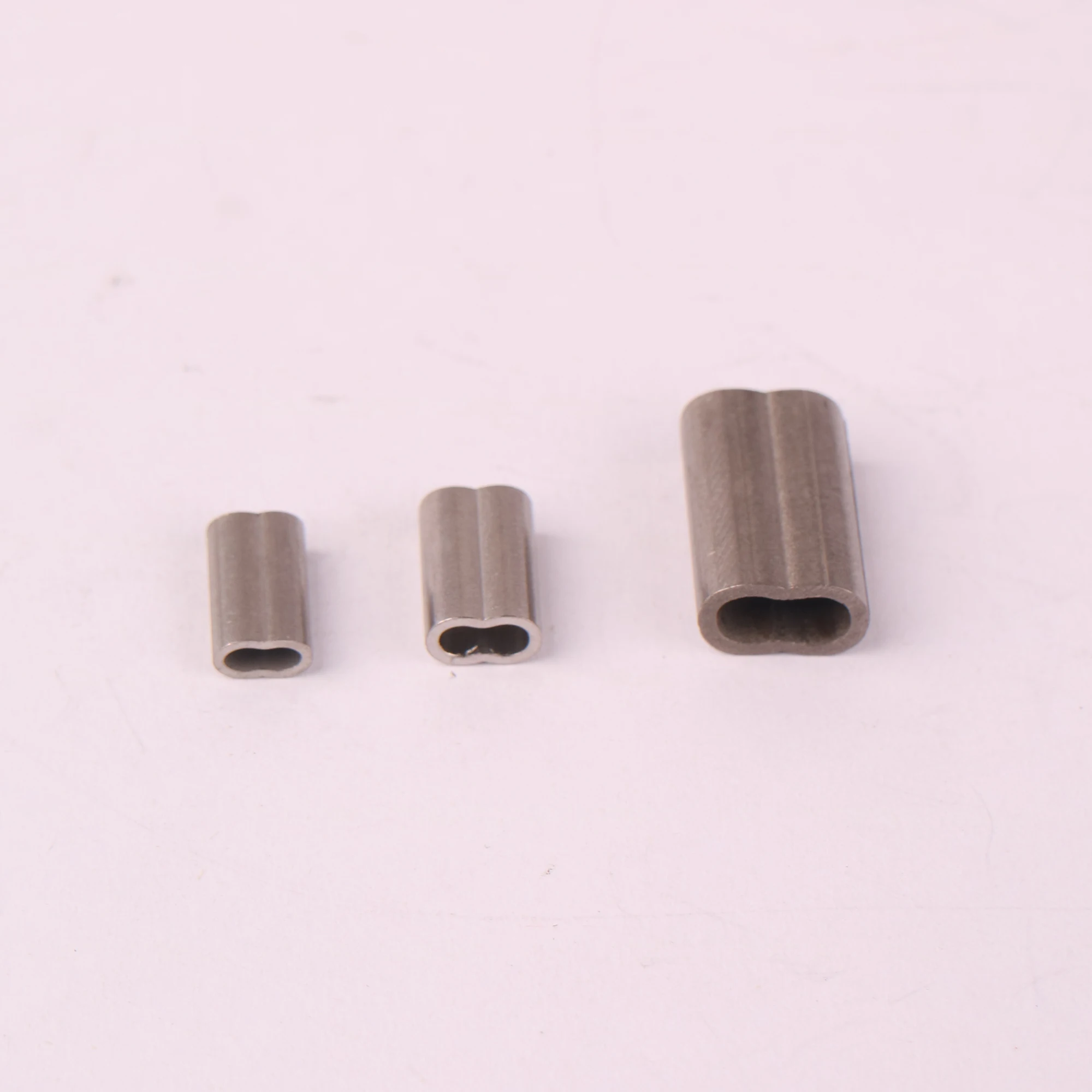High quality 3mm cable wire Rope Clip 8 Shape Sleeve Hourglass stainless steel Ferrule