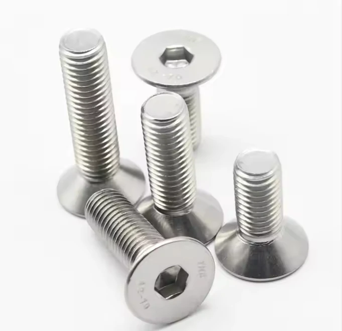 8.8 Grade Hexagon Socket Countersunk Head Screws DIN 7991 ISO 4032 Flat Head Countersunk Socket Screw