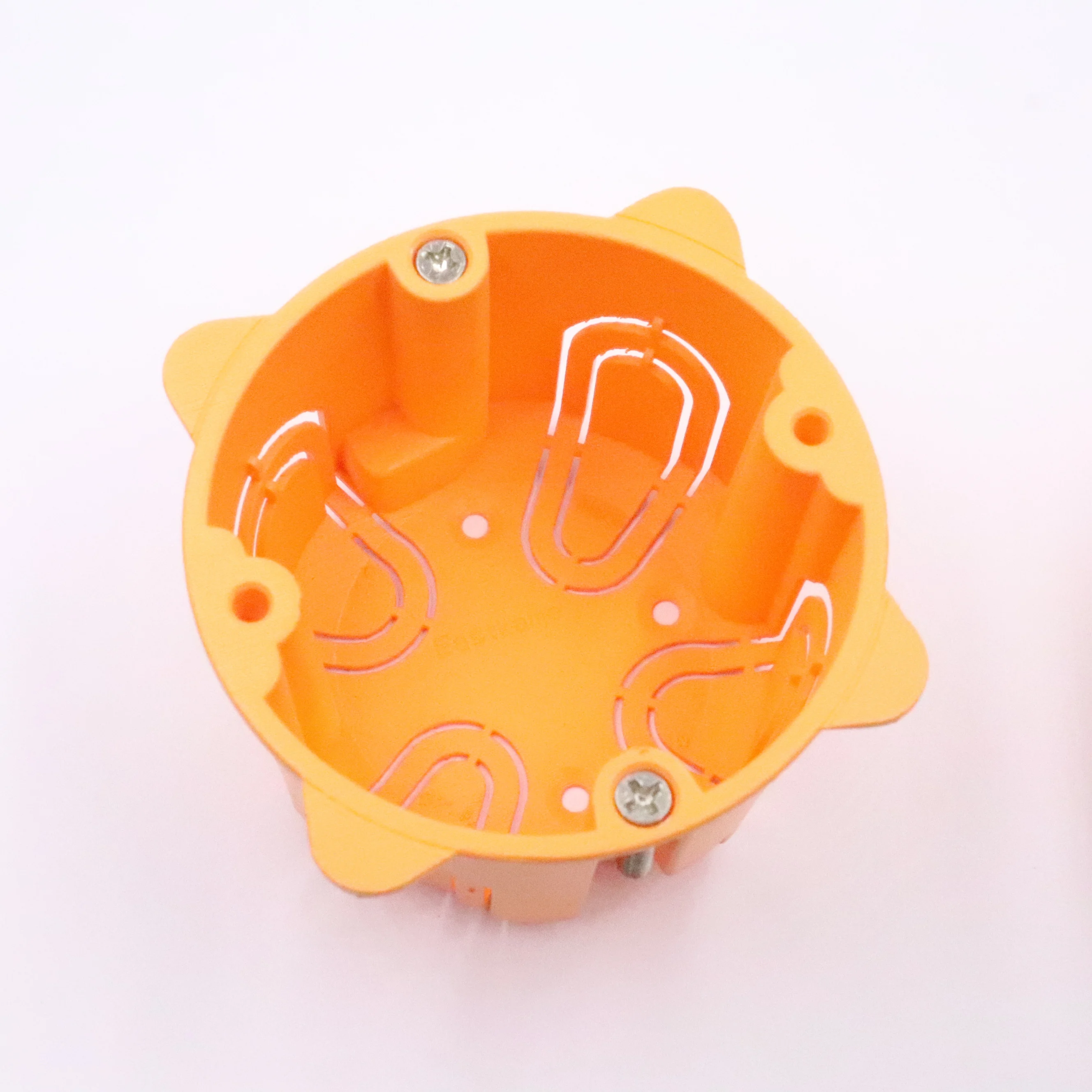 68*47mm ip65 Wall Switch Housing PVC Surface auto jionted electrical boxes pvc waterproof round junction box