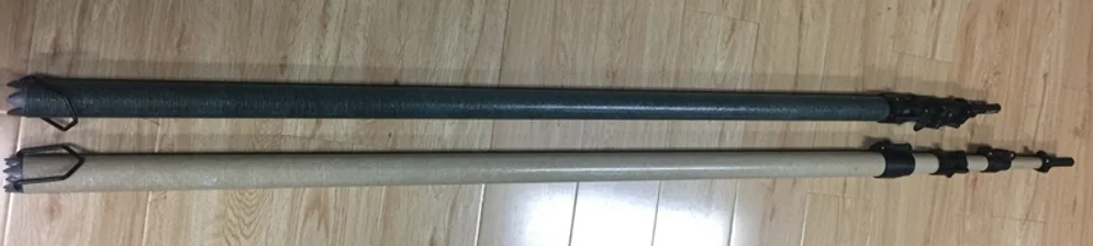 Telescopic camouflage net support pole system fiberglass material pole