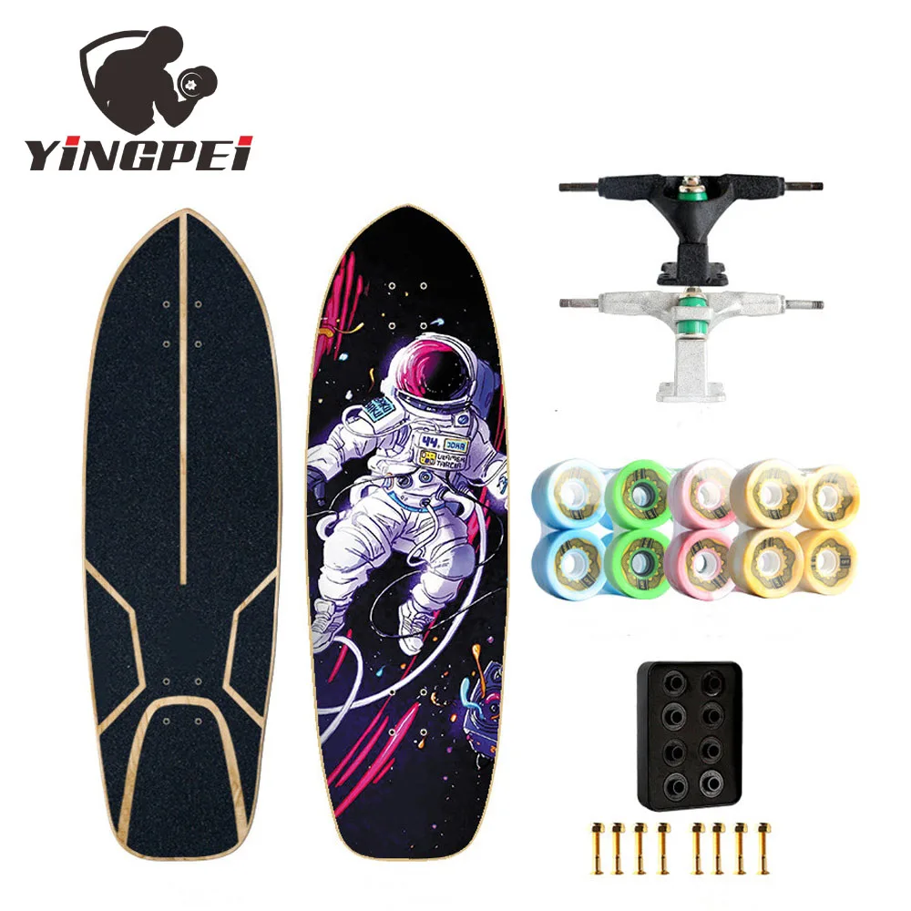 
2021 Land Carver Surfboard 25-80 cm Fish Long Skateboard 